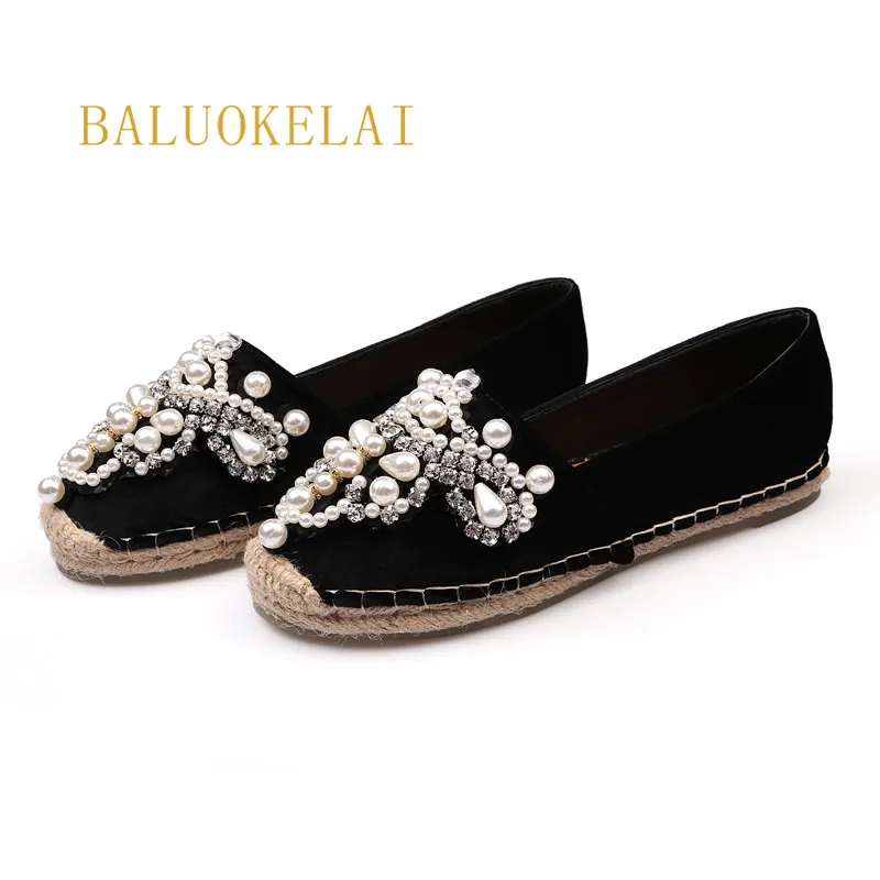 

Women Flats Breathable Ladies Shoes Spring Velvet Casual Loafers Slip on Women Shoes Causal Espadrilles Shoes Woman,K-108