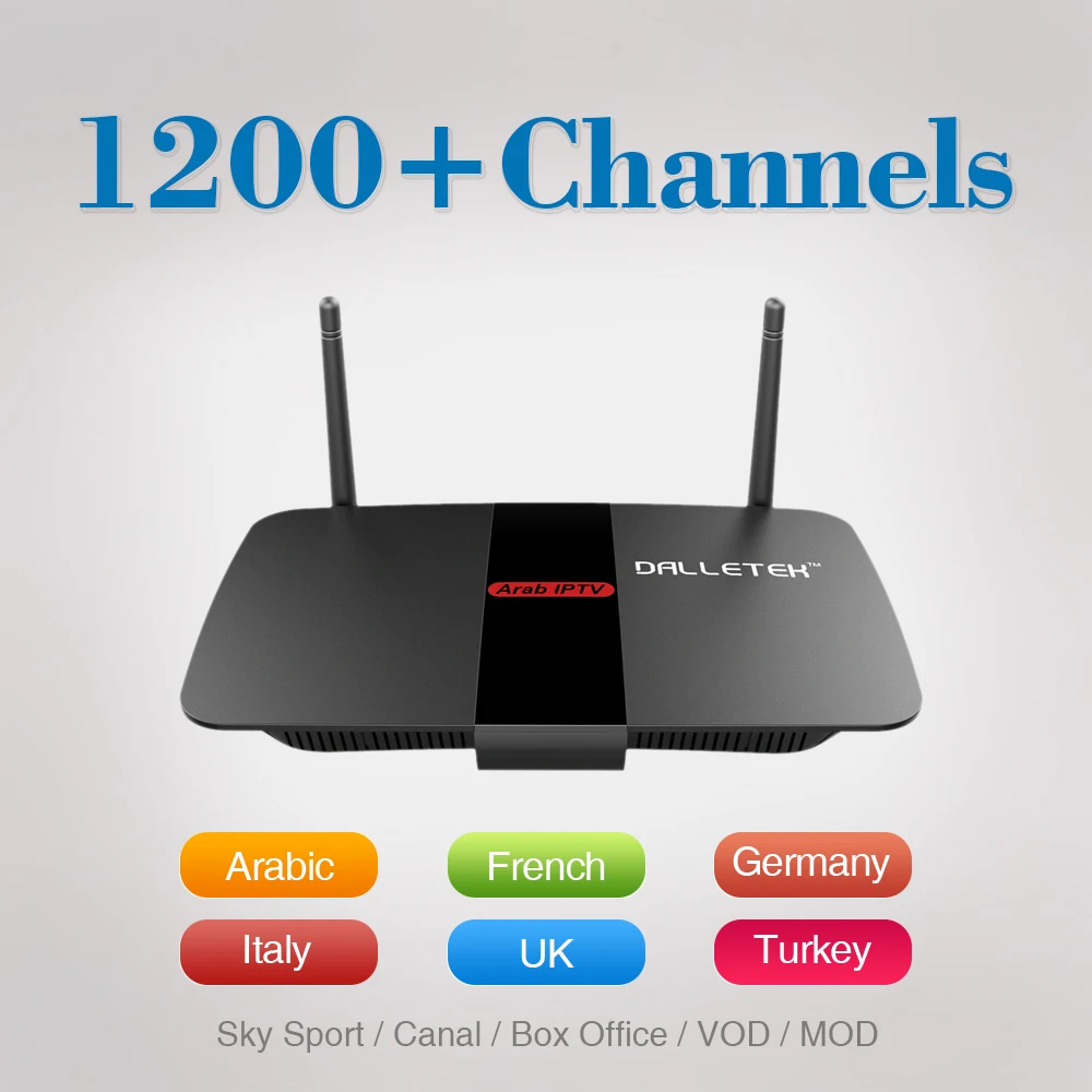 Prix pour 1 Année 1100 Livraison Iptv Canaux Arabe Europe Italie Français La Turquie avec Android Smart TV Boîte H.265 Décodage Streaming Media lecteur Prix pour 1 Année 1100 Livraison Iptv Canaux Arabe Europe Italie Français La Turquie avec Android Smart TV Boîte H.265 Décodage Streaming Media lecteur