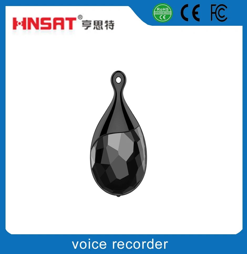 

4GB wearable spy necklace voice recorder Hnsat UR-28