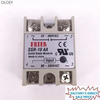 

10PCS solid state relay SSR-60 80 90 100AA voltage relay