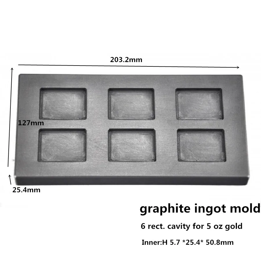 

graphite ingot mold for 5oz gold bar casting /gold melting Graphite Crucible /Gold Melting Furnace,FREE SHIPPING