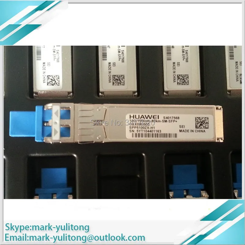 

Brand new original Hua wei 10g-1550nm-80km-sm-sfp single mode dual fiber LC interface 10G optical module