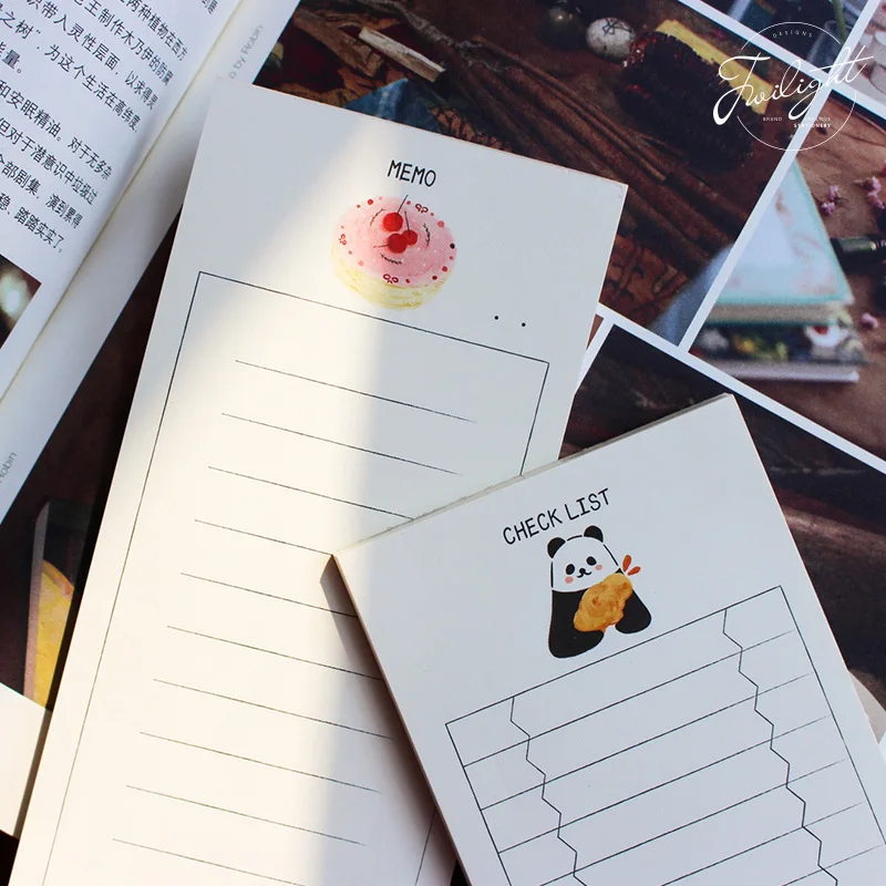 

Cute Element Memo Pad Sticker Notepad Creative Planner Todo List Journal Note Pad Modeling Kawaii School Supplies Bullet Journal