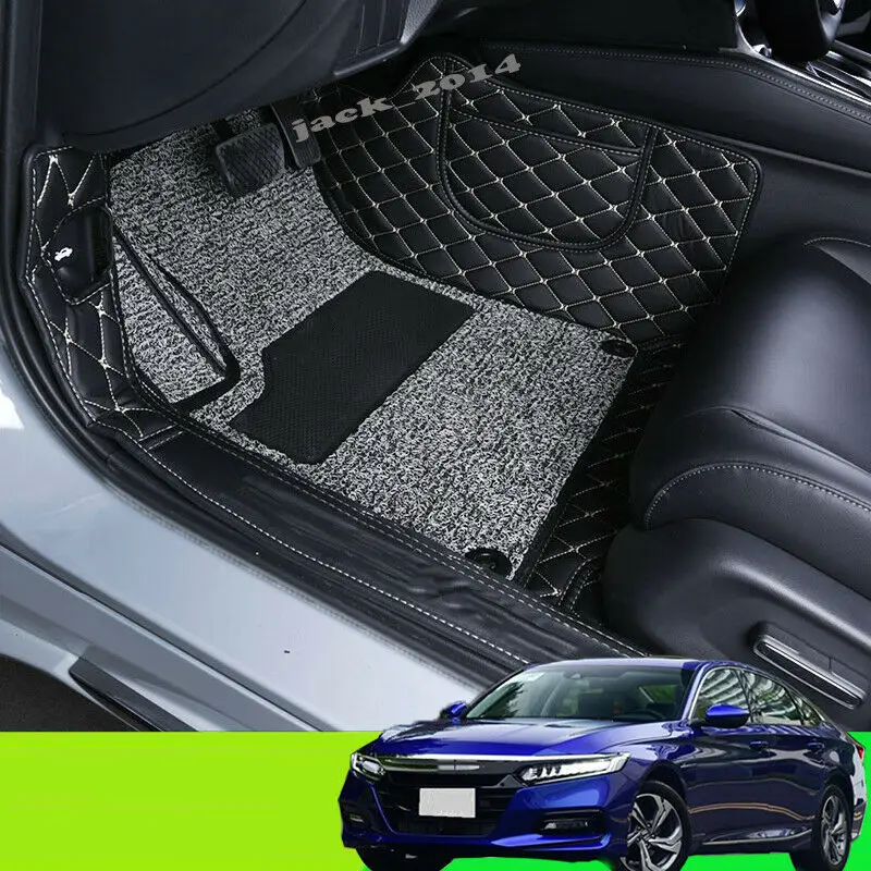 

For Honda accord 2018 2019 10th Car Floor Mats Front Rear Liner Waterproof Auto Mats
