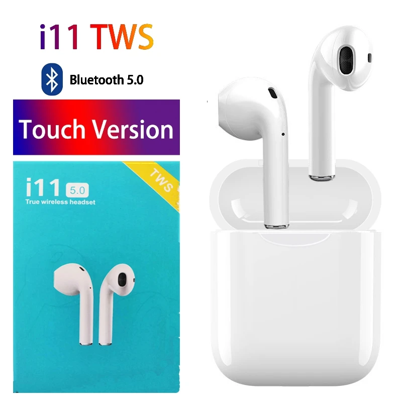 

2019 Touch I11 Tws Bluetooth V5.0 Earphones Xy Mini Stereo Wireless Dual Headsets Earpieces Pods With Charging Box For Xiaomi