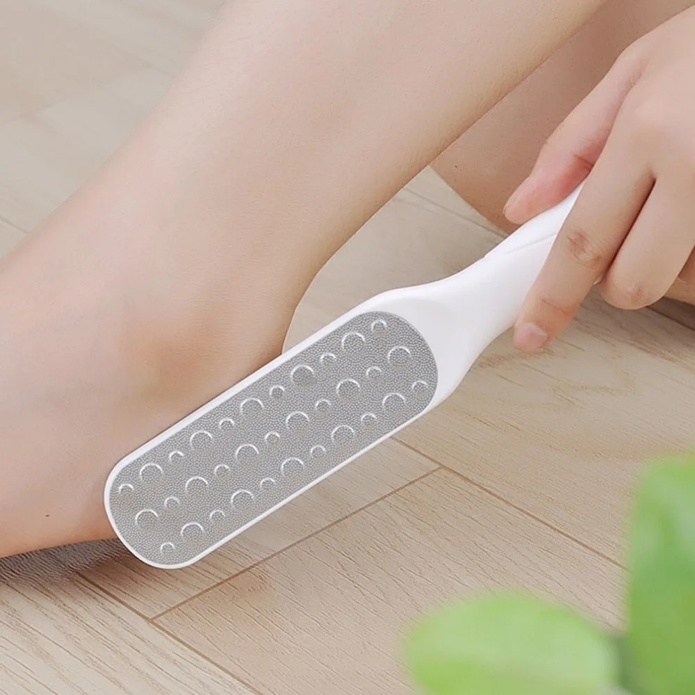 De acero inoxidable de cuidado de los pies de doble cara exfoliante cepillo belleza de pies pedicura callos eliminar Archivo de pie de herramientas 2018 De acero inoxidable de cuidado de los pies de doble cara exfoliante cepillo belleza de pies pedicura callos eliminar Archivo de pie de herramientas 2018