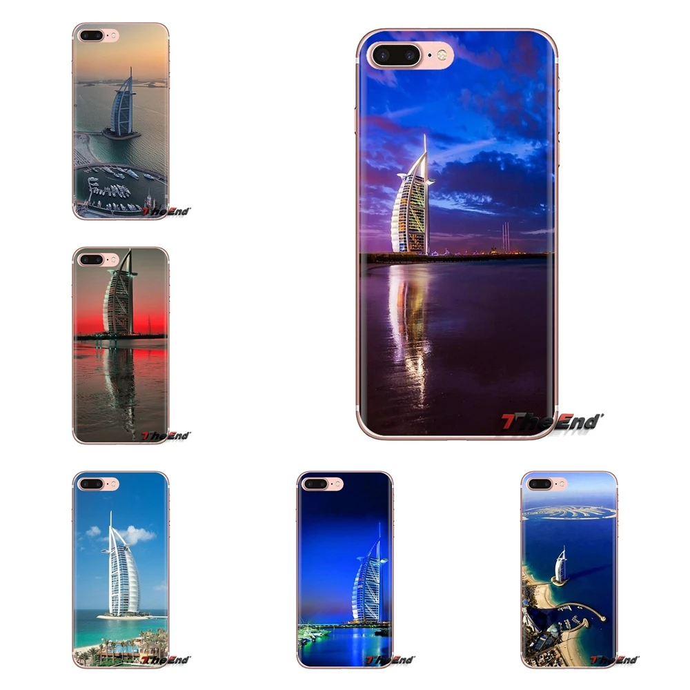 

For Samsung Galaxy S3 S4 S5 Mini S6 S7 Edge S8 S9 S10 Plus Note 3 4 5 8 9 Burj Al Arab Iconic Buildings Dubai Phone Housing Case