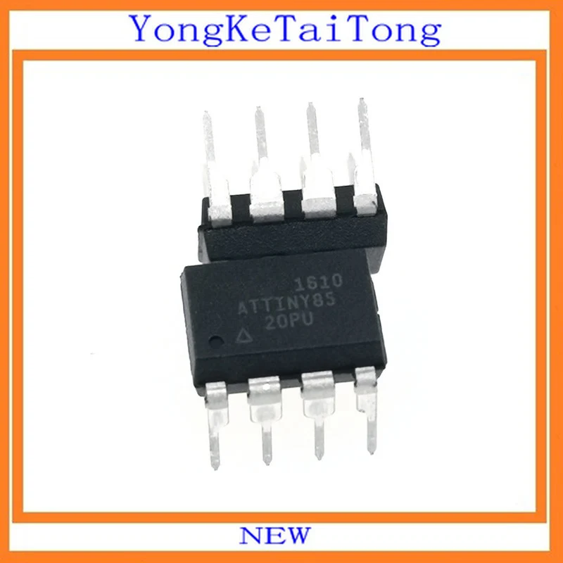 5 шт. ATTINY85-20PU ATTINY85-20 ATTINY85 микроконтроллер IC MCU 8BIT 8KB флэш-8DIP