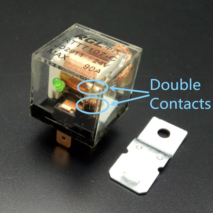 RGL 90A double contacts 4 pin auto relay, normally open ...