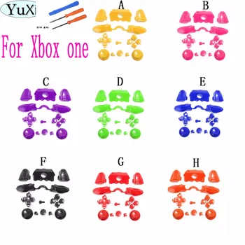 

YuXi High Quality Bumper Triggers Buttons Replacement Full Set D-pad LB RB LT RT Buttons + T8H&T6 Tools For Xbox One Elite Contr