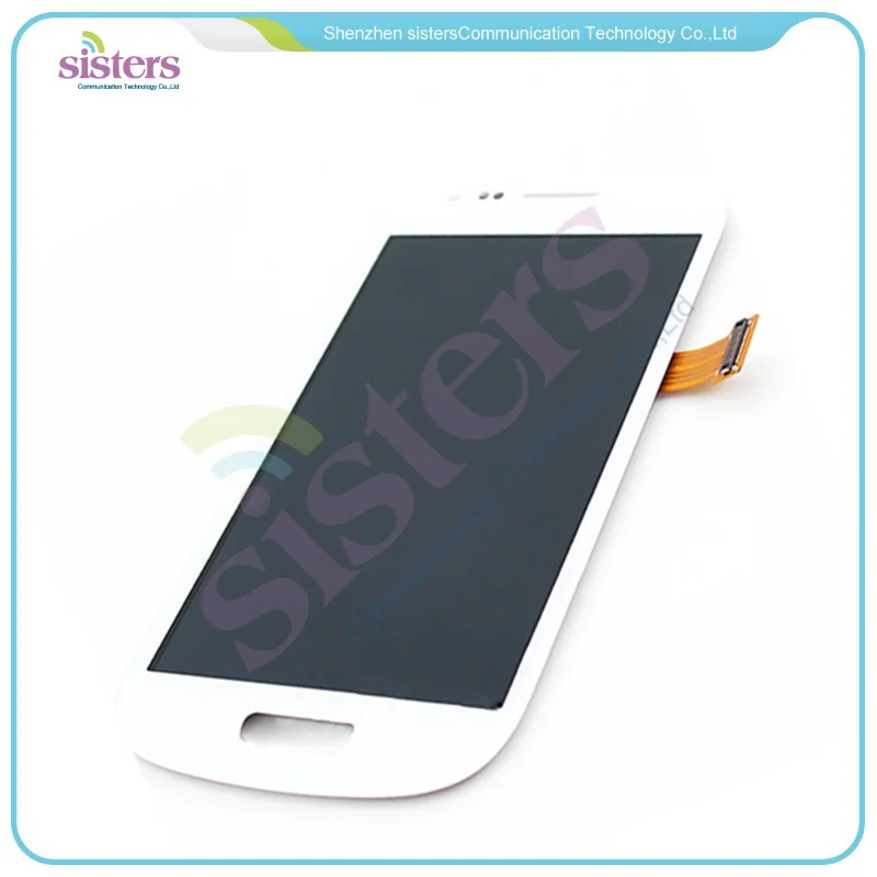 SAM0247 Blue white LCD Front Glass Digitizer Full Assembly For Samsung Galaxy S3 Mini i8190 (3)