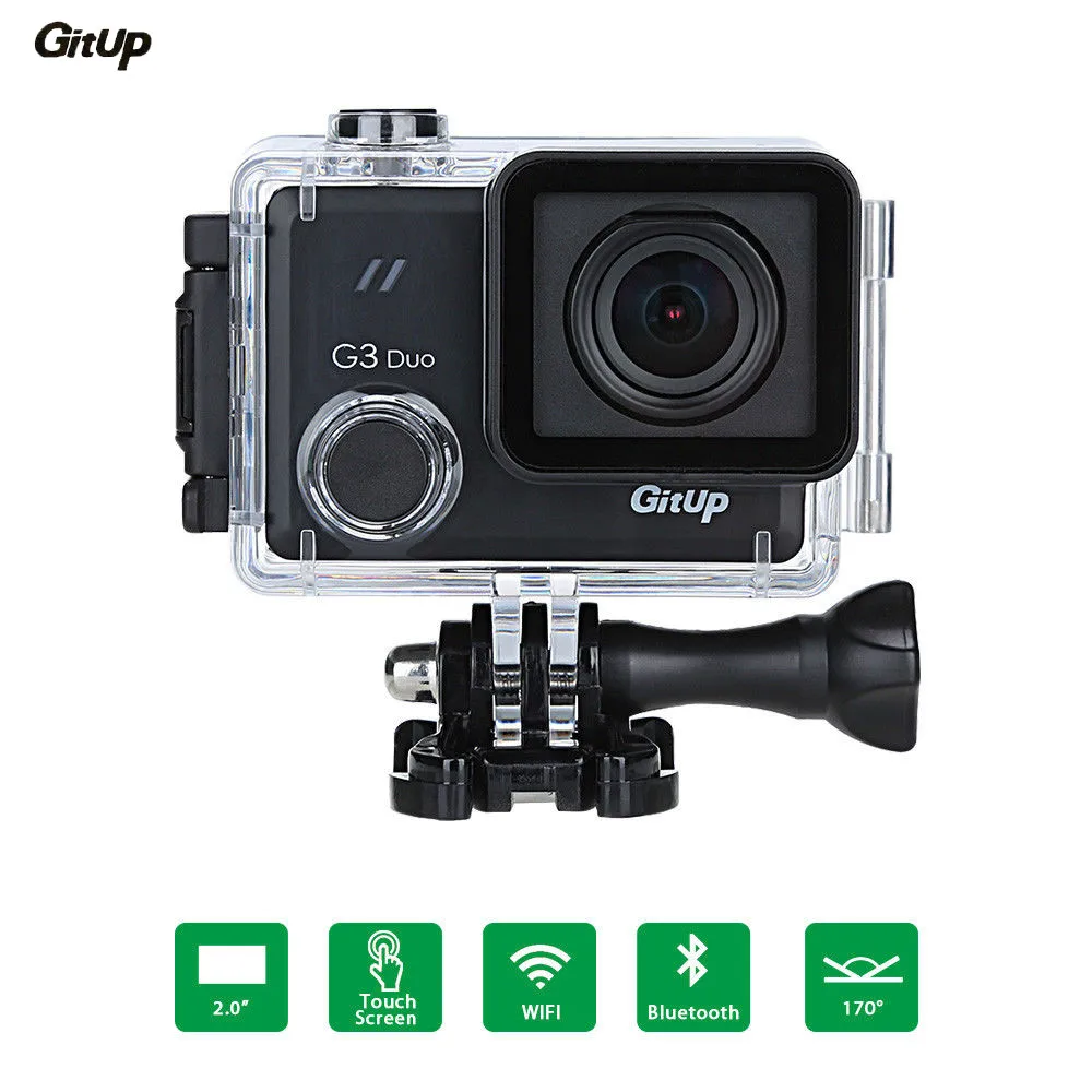 Sport Action Camera 4k 2 LCD Screen