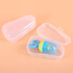 Дети безопасный силикон детский Прорезыватель с коробкой детские мягкие чистки зубов инструмент новорожденных детская зубная щетка палец