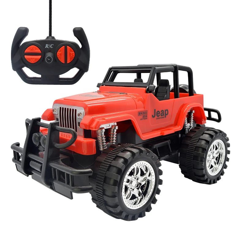 Jeep Coche control remoto grande para niños, vehículo eléctrico de juguete, 4 canales, 1:18|large remote car|control carremote control car - AliExpress