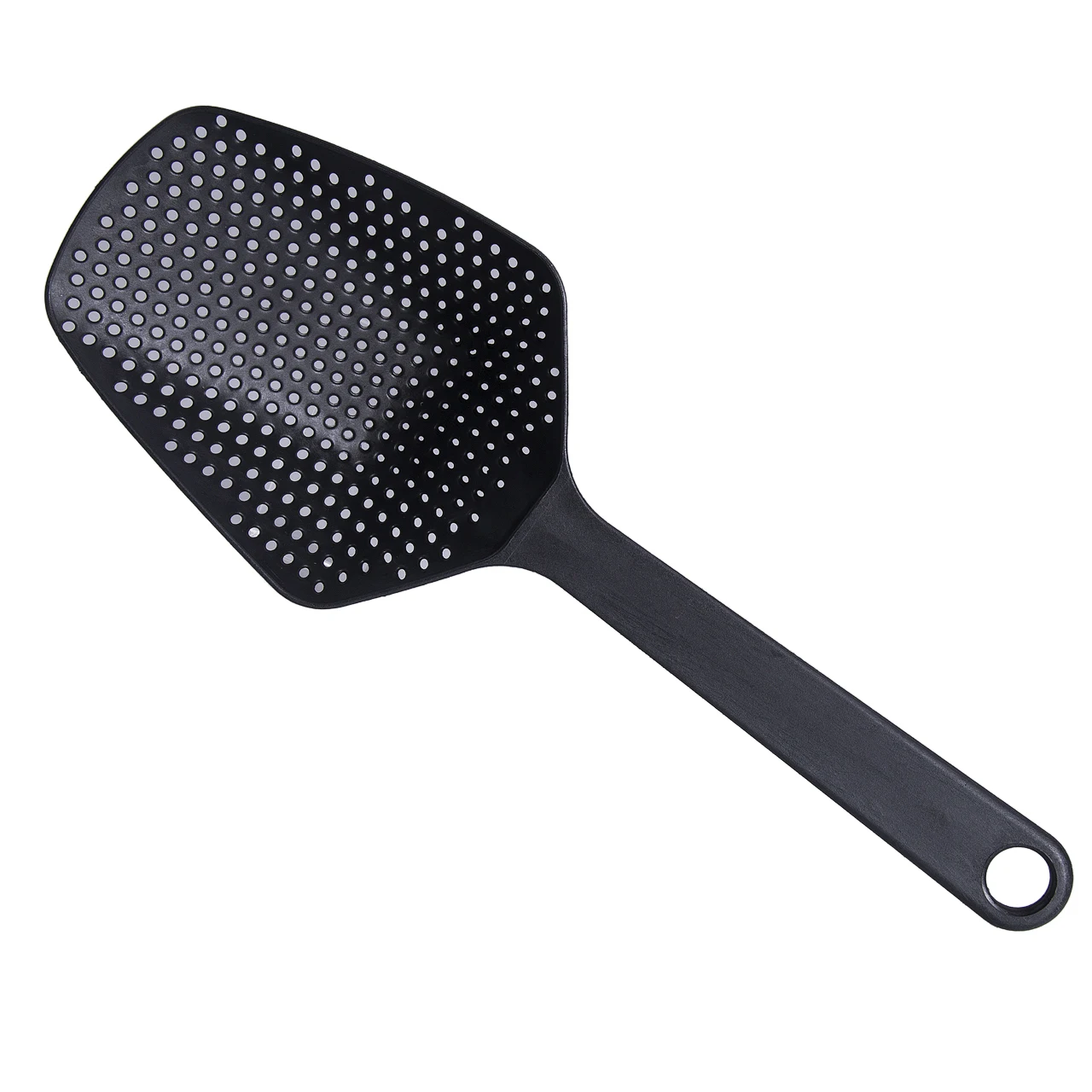 2018 Newest Useful 1PC Black Colander Scoop Spoon Cooked Food Strainer