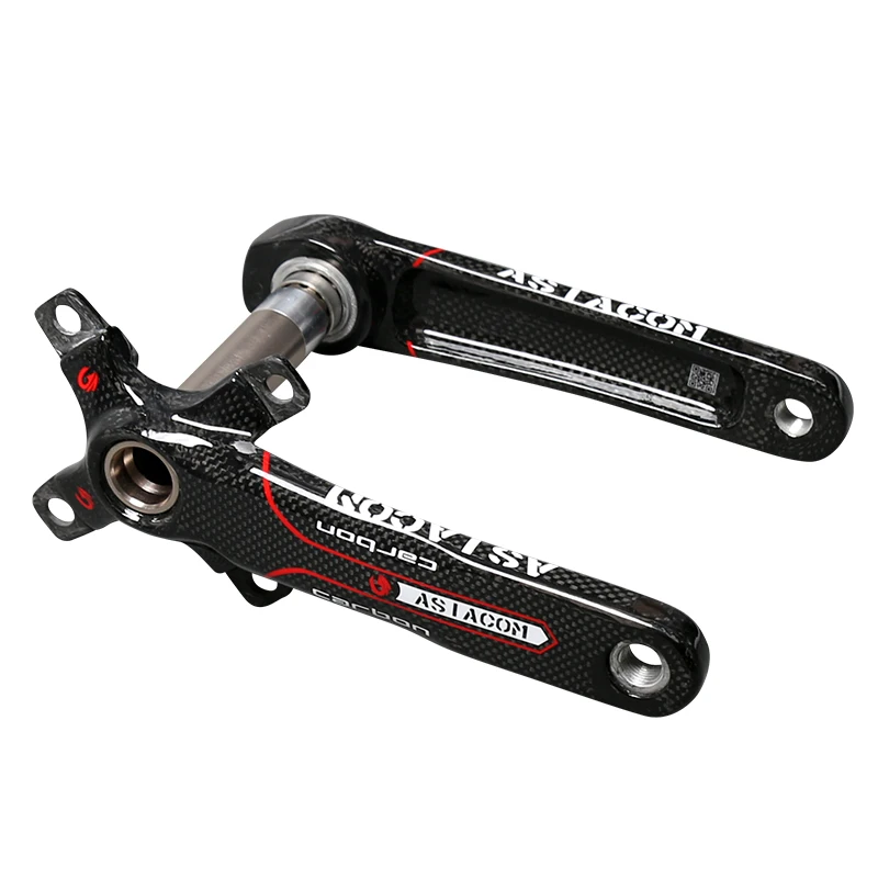 

ASIACOM Road Bicycle Crank 170 mm 110BCD Bike Carbon Crank For SHIMANO AND SRAM Bike Crankset Bike Parts