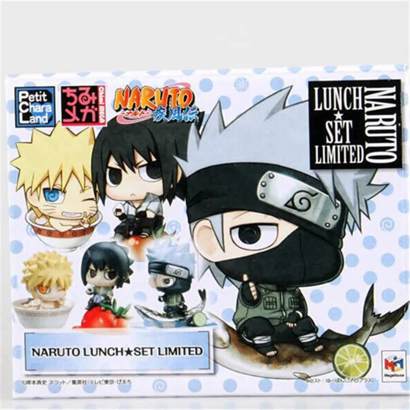 3pcs/lot Naruto Anime Naruto/Sasuke/Kakashi Action Figures