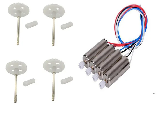 4PCS SYMA X5C X5 X5C-1 Motor 2pcs Engine A and B + big gear set RC Quadcopter Spear Parts Accessories | Игрушки и хобби
