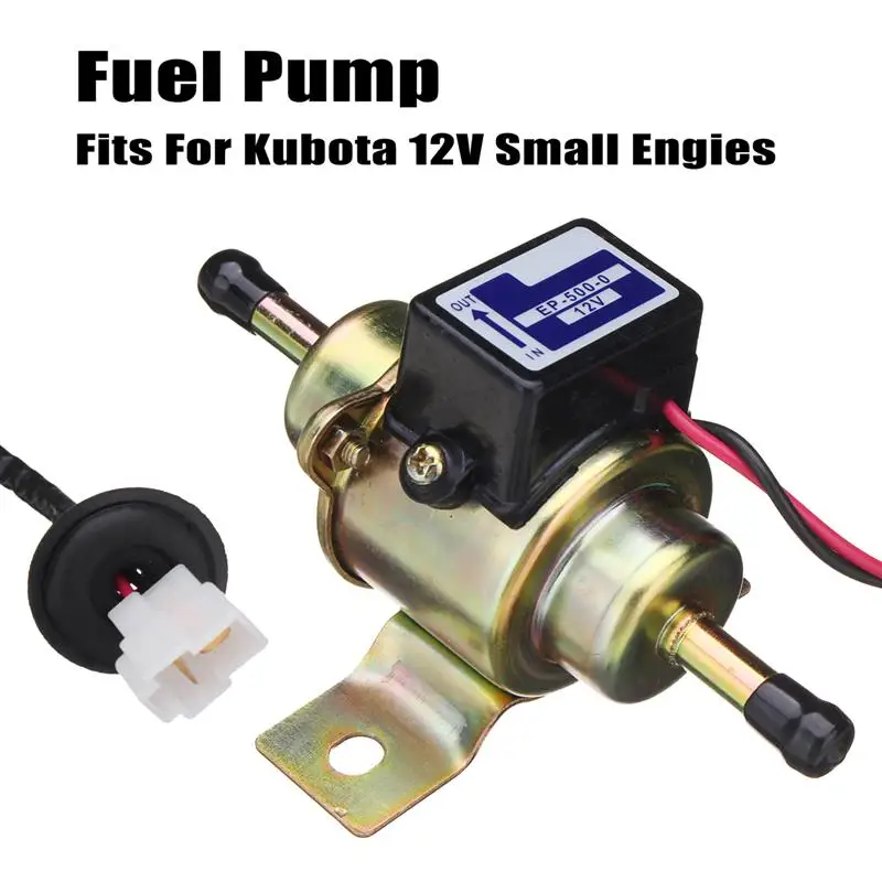 1 шт. высококачественный топливный насос для мелких двигателей KUBOTA 12 V 70-80 LPH 1-5 PSI прочный материал