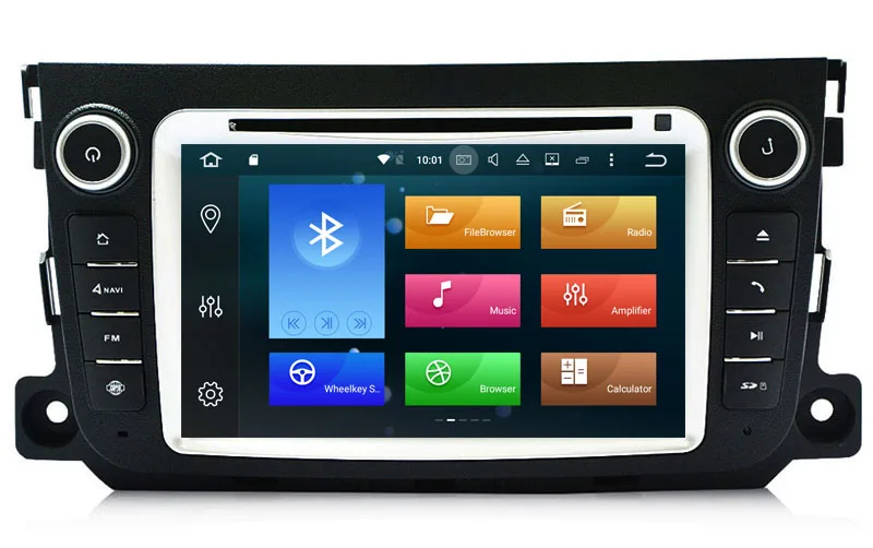 Perfect HIRIOT 7 Inch IPS Android 8.0 CAR DVD GPS Player For Mercedes Benz Smart 2011 2012 2013 2014 Navigation Auto Radio 4G+32G DAB+ 2