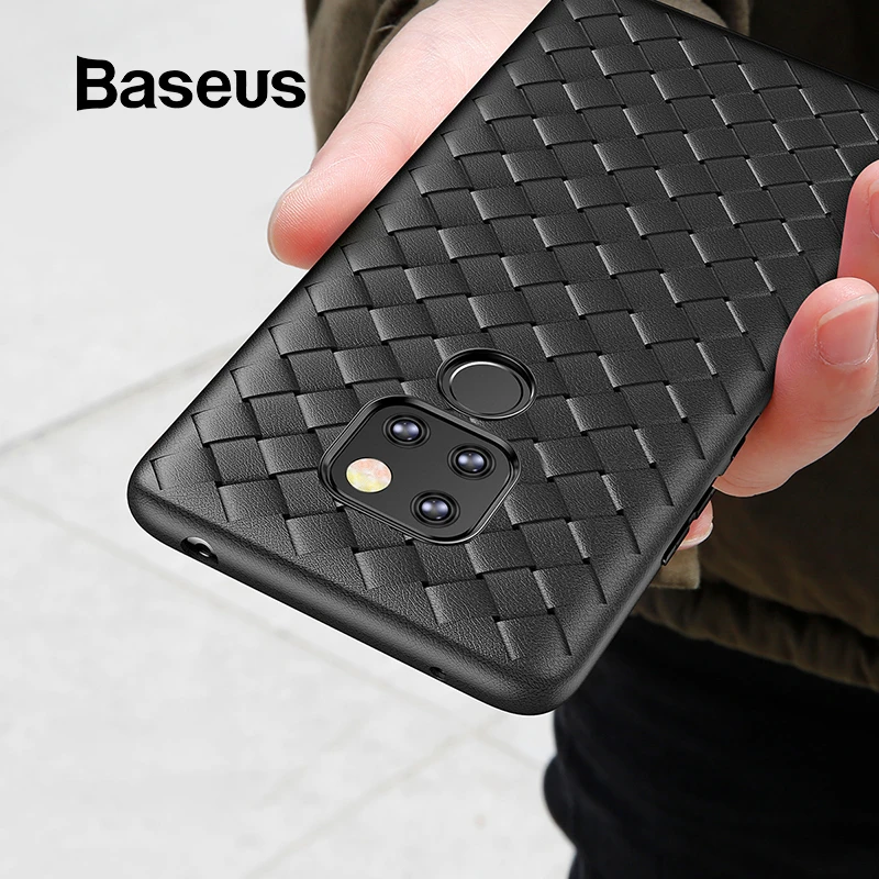 

Baseus Weaving Grid Pattern Case For Huawei Mate 20 20 Pro Ultra Thin Smooth Soft Silicone Case For Huawei Mate 20 Phone Cover