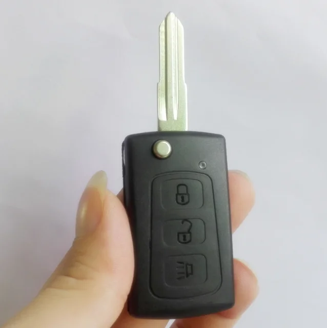 С логотипом Автомобильный ключ оболочка для Great Wall H3 флип дистанционный ключ 3 кнопки чехол автомобильный смарт-ключ зажим аккумулятора автомобильный флип ключ оболочка