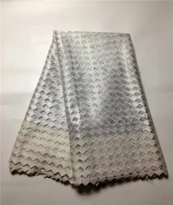 

Bestway New Arrival Wholesale French Lace Fabrics With Stones Beads High Quality African French Cord Net Lace Fabrics j25hj99-1