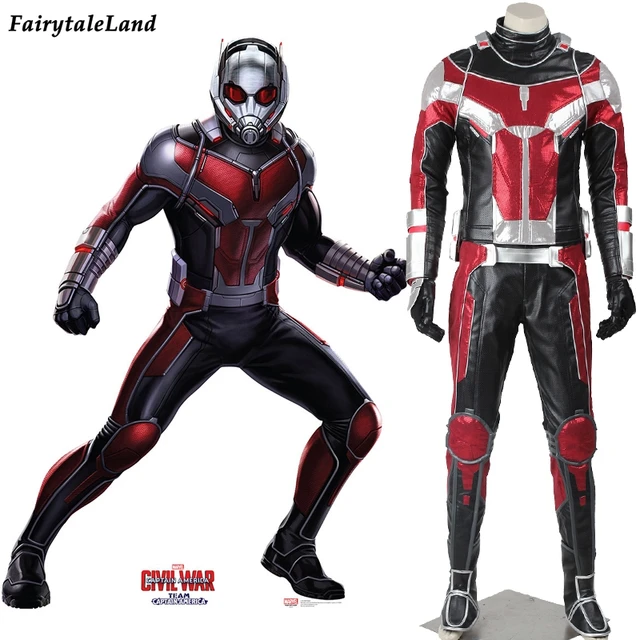 captain america civil war ant man cosplay costume adult halloween costumes for men superhero ant