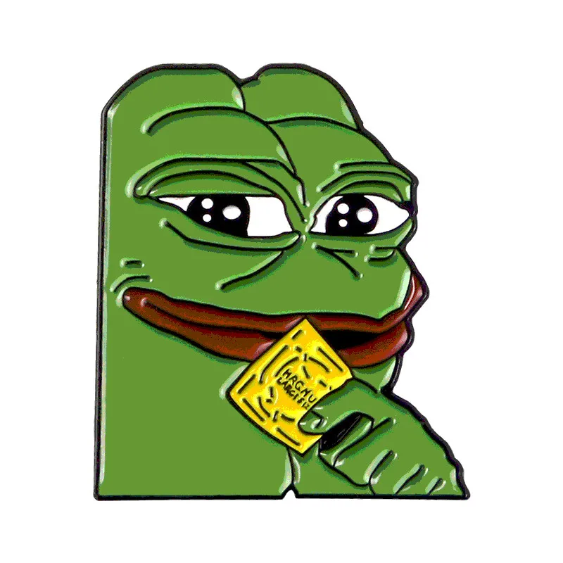 11 стилей Pepe feels bad man нагрудные булавки Sad Броши лягушка счастливая лягушка значки Pepe meme джинсовые куртки Сумки шляпы рюкзак аксессуары - Окраска металла: style8