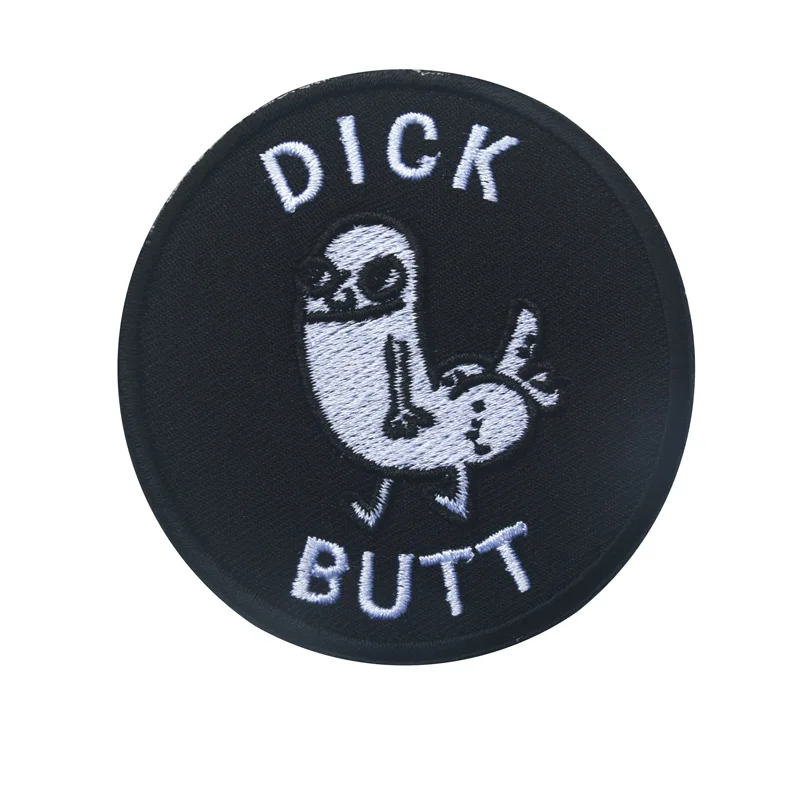 Dick butt военная армия тактический боевой вышивка заплатка для одежды эмблема Аппликации, бейджи - Цвет: 2