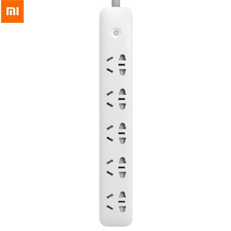 

Original Xiaomi Qingmi 5Ports Smart Power Strip Timmer Plug Touch Switch Sockets APP WIFI Remoto Control Converter Wiring Board