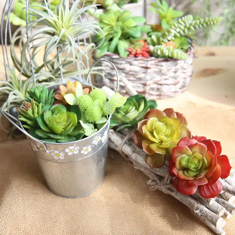 High Quality Green Artificial Succulent Plants Succulent For Home Decoration Wedding Party Decorative Succulents Balcony Decor High Quality Green Artificial Succulent Plants Succulent For Home Decoration Wedding Party Decorative Succulents Balcony Decor