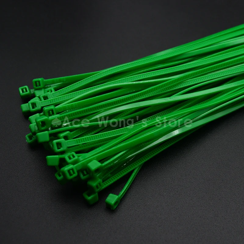 Details about   1000X 8" Nylon Zip Ties Trim Wrap Cable Loop Tie Wire Self Lock 30 lbs 200mm US 