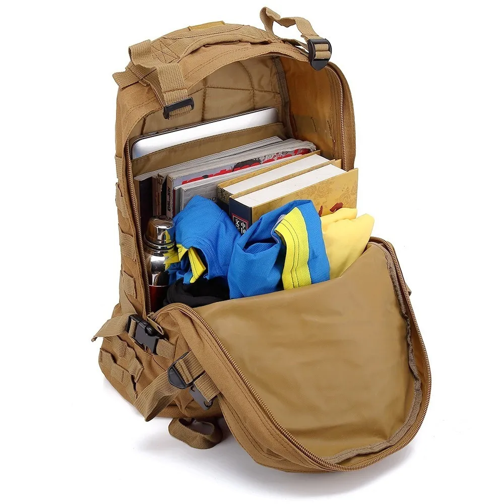 45L Водонепроницаемый 3D армейский военный тактический рюкзак охотничий Molle штурмовая сумка походный рюкзак походный альпинистский открытый рюкзак