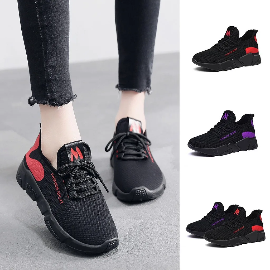 

ONTO-MATO Brand Women's Ladies Casual Anti-Slip Sport Walking Sneakers Loafers Soft Shoes Zapatillas de deporte Dropshipping