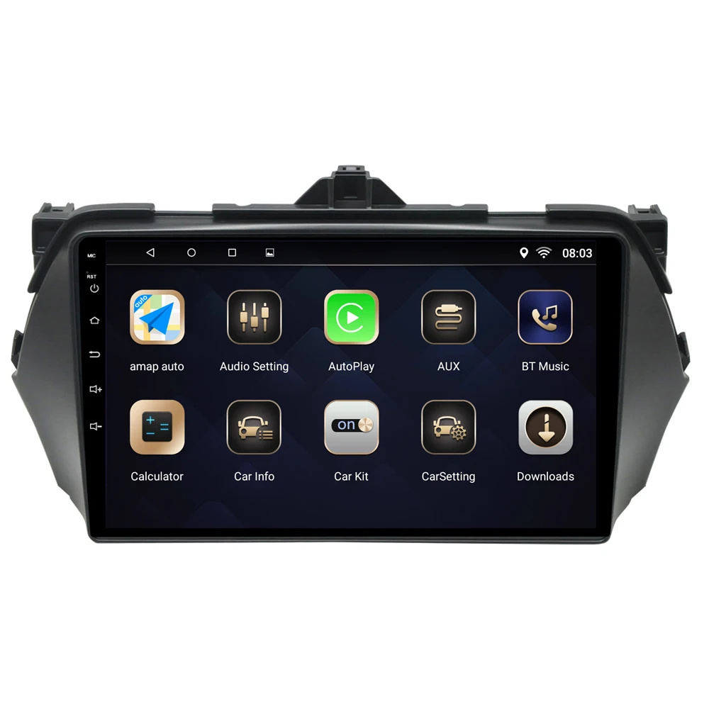 Flash Deal Car Multimedia player 1 Din Android 7.1 Car DVD For SUZUKI Ciaz 2015-2018 9" 2G/16G touch screen Car Radio GPS 1