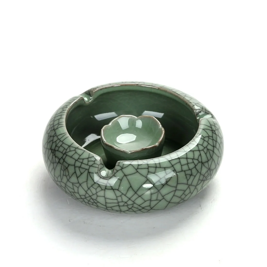 Round Ceramic Ashtray Creative Fashion Smoking Accessories Home Ashtray