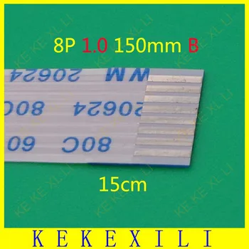 

500pcs 8 pin FFC FPC flat flexible cable 1.0mm pitch 8pin Reverse / Anisotropy Length 150mm Width 8mm Ribbon Flex Cable