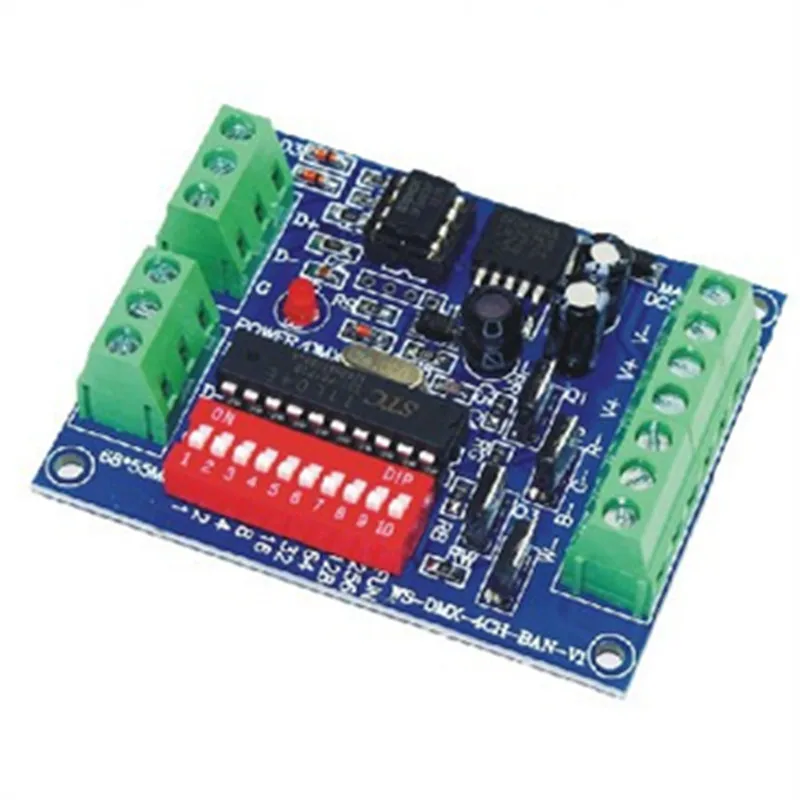 4CH RGBW DMX512 Controller dmx 512 dimmer LED decoder | Лампы и освещение