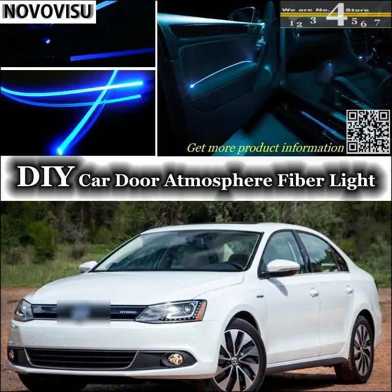 Novovisu For Volkswagen Vw Jetta Bora Clasico Gli Sagitar Vento New Compact Interior Ambient Light Tuning Atmosphere Fiber Optic