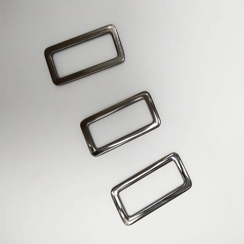 1 1/4 inch Gunmetal square buckle 32mm rectangle strap buckle for bags