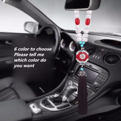 Car Rear View Mirror Hanging Pendant Ornaments Auto Rear View Mirror Pendant Interior Jewelry