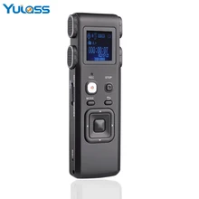 Yulass Dictaphone Voice Recorder 4GB Black USB Business Portable Digital Audio Recorder With MP3 Player/WAV For Sales