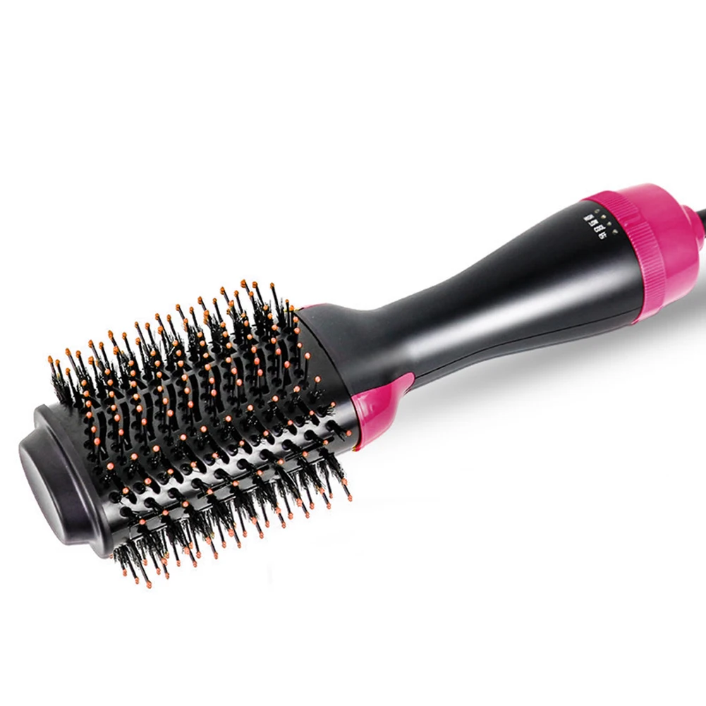 

Drop Ship 2019 New Multi-functional Anion Hot Air Comb Dry/Wet One Step Hair Dryer Salon Care Hair Straight Curler Two Use