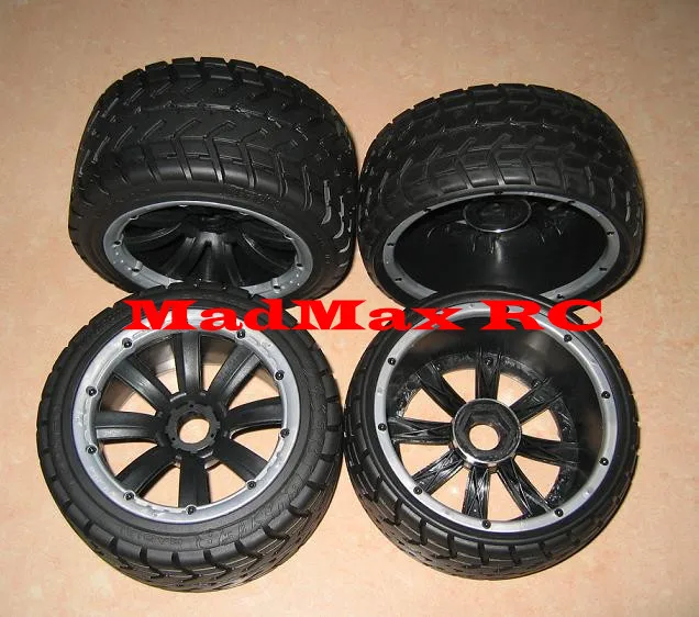 

MadMax Top quality strong grip road tarmac tire wheel set for HPI KM ROVAN BAJA 5B LOSI DBXL