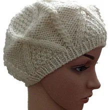 Bomhcs Для женщин Зимняя мода ручной работы вязаная шапка Для женщин теплые шапочки Кепки