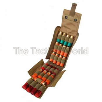 

Hunting Tool DUMP Drop 25 Round 12 GA Gauge Ammo Shells Shotgun Reload Molle Magazine Pouch Military Tactical Shooting Accessory