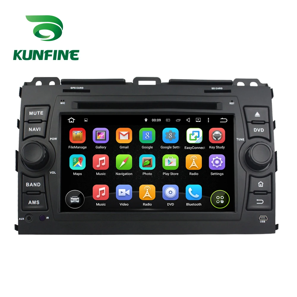 Excellent Octa Core 4GB RAM Android 8.0 Car DVD GPS Navigation Multimedia Player Car Stereo for TOYOTA Prado 2006-2010 Radio Headunit WIFI 2