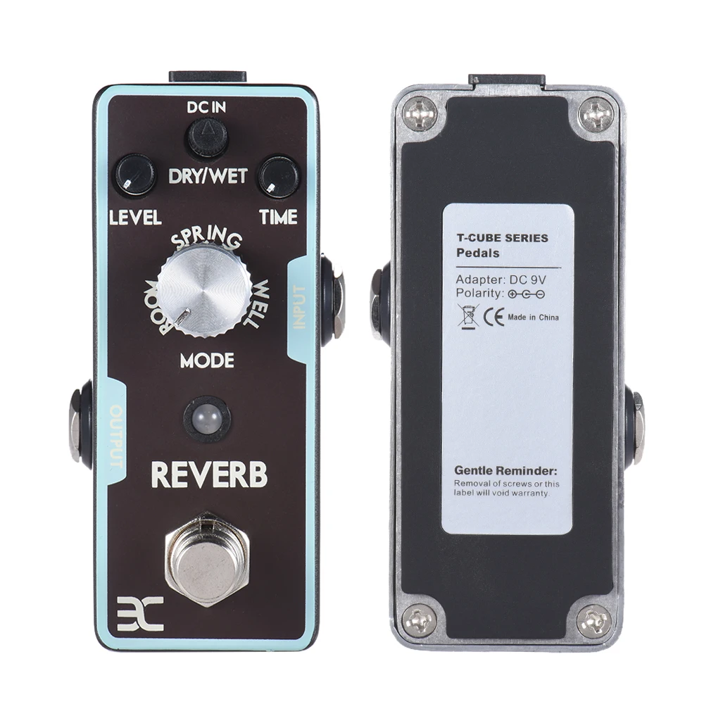 Педаль для гитары ENO Reverb педаль с эффектом True Bypass Magnalium корпус из сплава Запчасти и