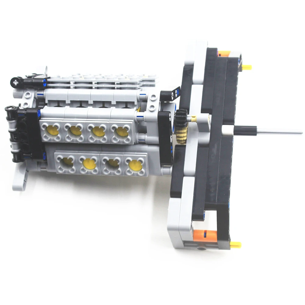 MOC Technic Parts 200pcs V16 Engine for Bugatti chiron 42083 compatible with lego for kids boys toy MOC Technic Parts 200pcs V16 Engine for Bugatti chiron 42083 compatible with lego for kids boys toy